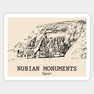 Nubian Monuments - Egypt Magnet